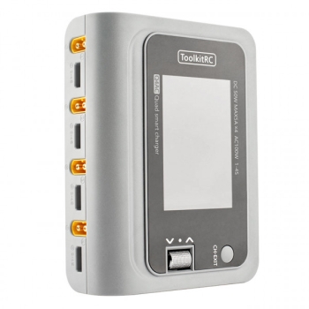 TK31600TK12000 ToolkitRC Q4AC LiPo 1-4S 5A 4 Kanal Ladegerät AC/DC ToolkitRC MC8 Multichecker